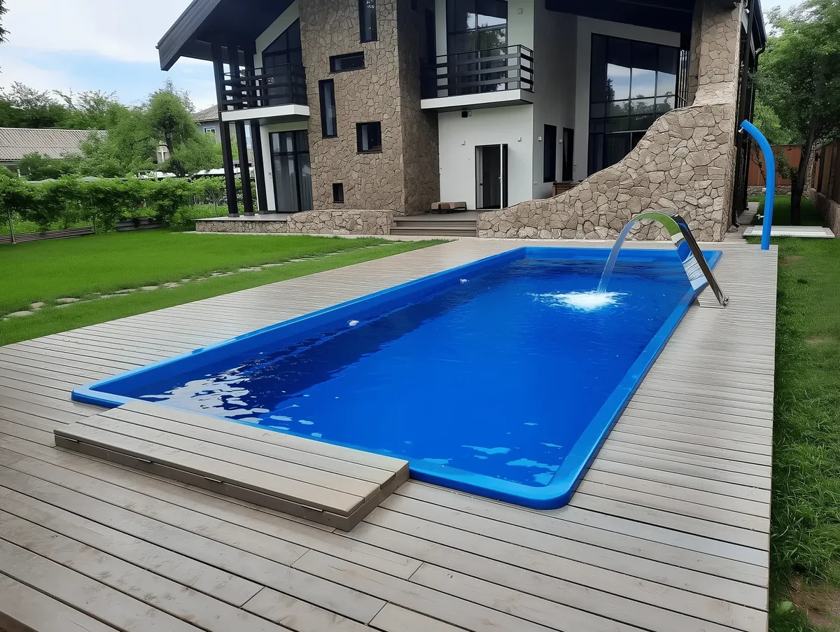 Композитный бассейн Laguna 9 — вид сверху в Костроме