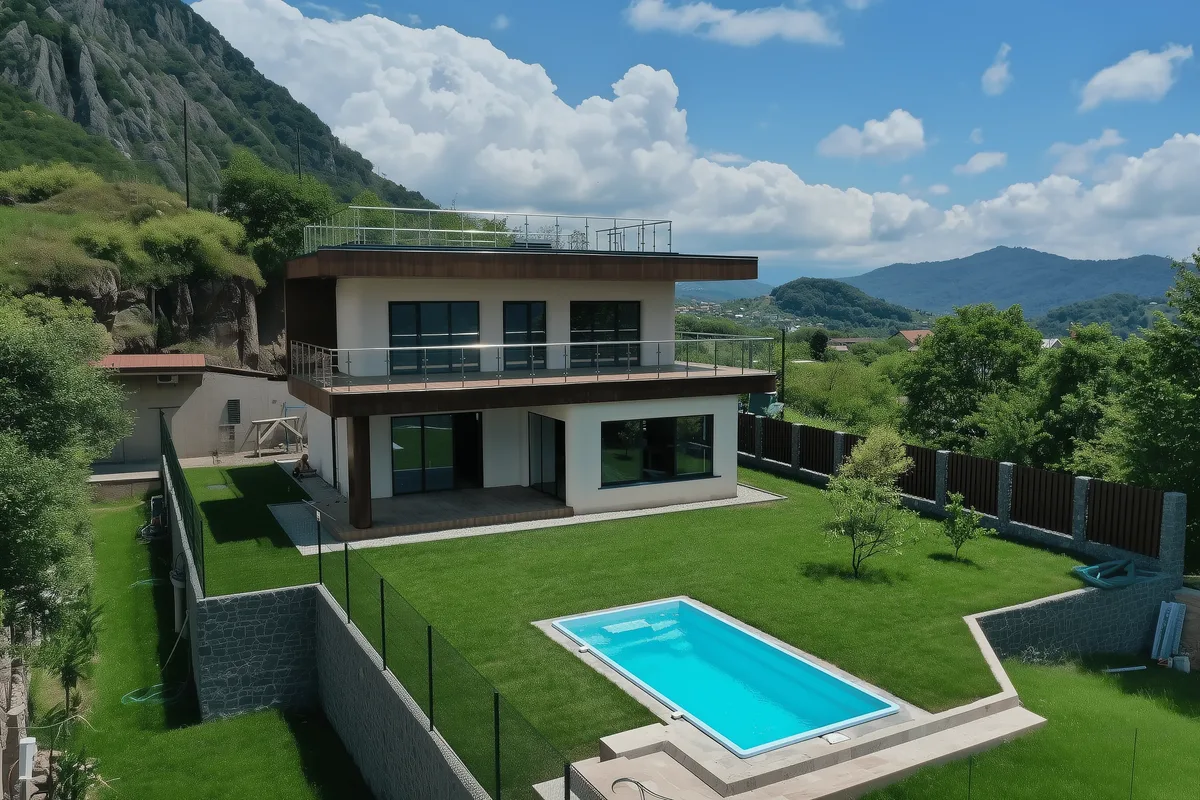 Композитный бассейн Laguna 6 — визуализация в Костроме